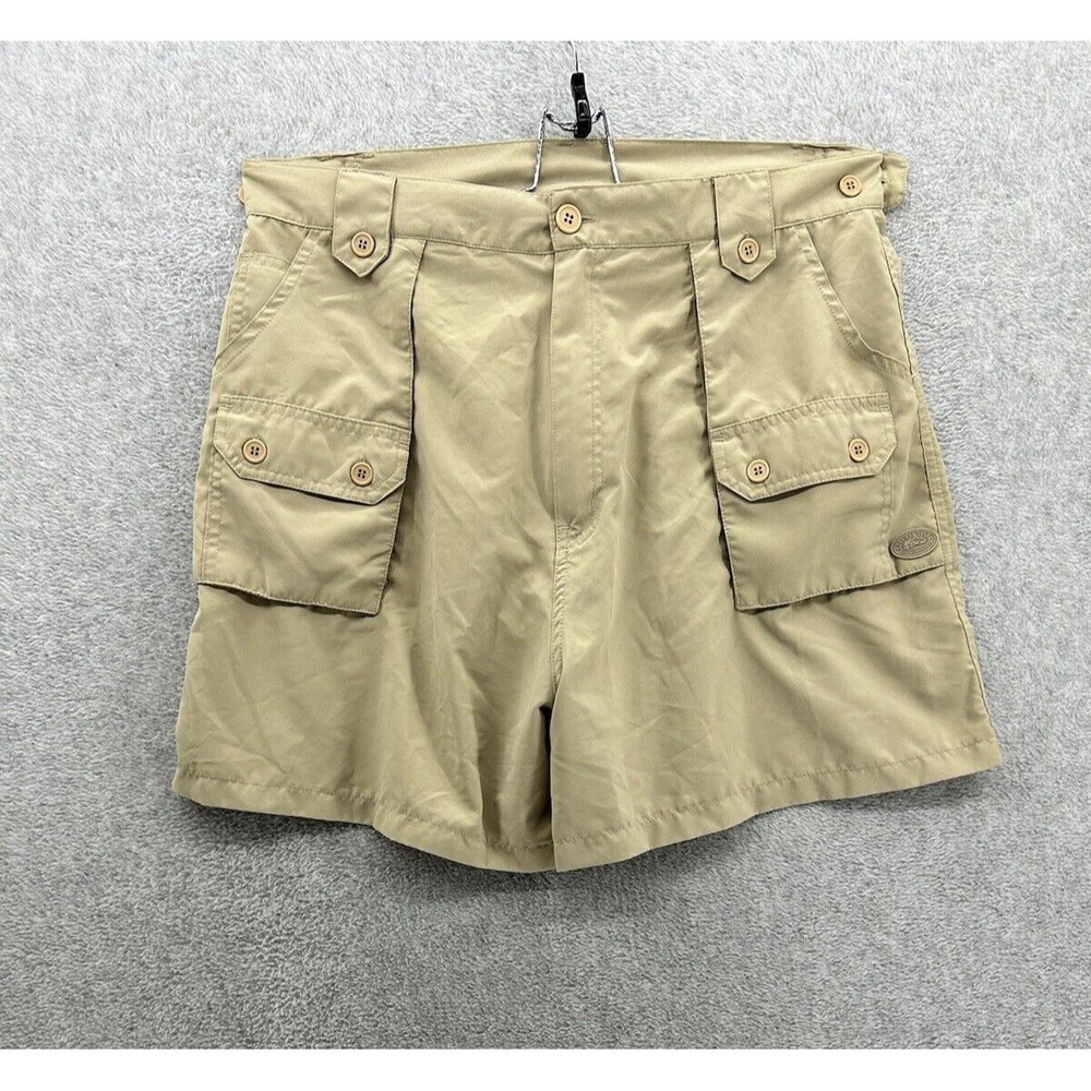 Thomas Cook Venturelite Women's Shorts Solid Beige Australian Cargo Size 14 US
